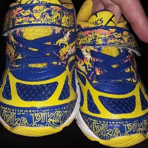 Toddler sz 5 EUC Asics sneakers Swim, Bike, Run